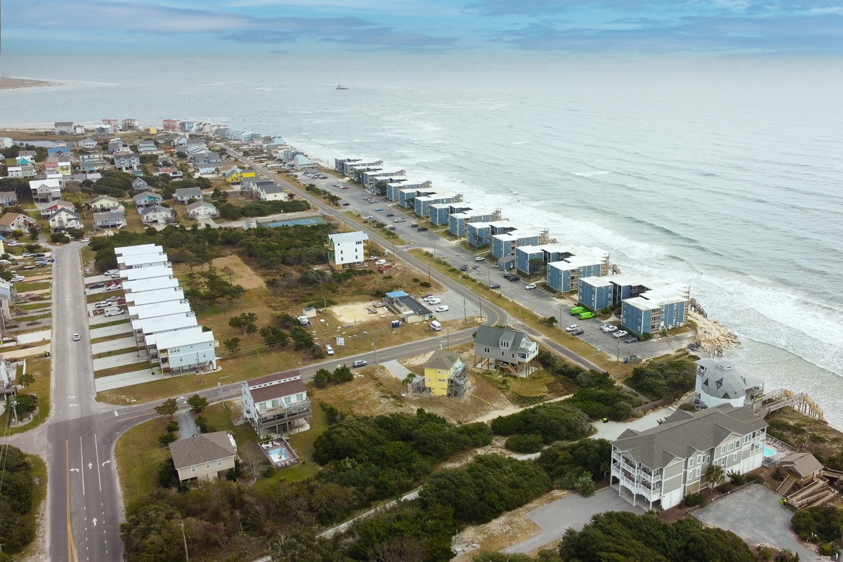 North Topsail Beach aerial view