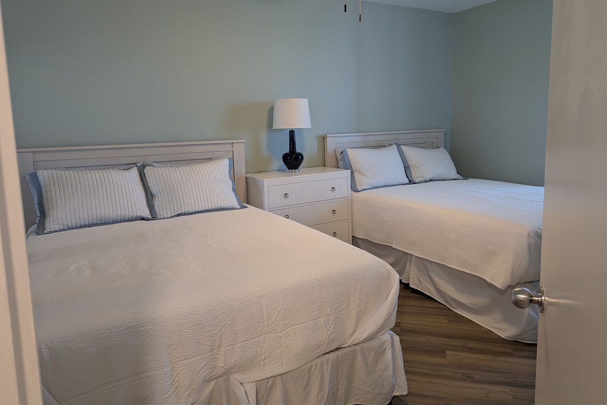 Dual Queen bedroom.  New mattresses!  (2026)