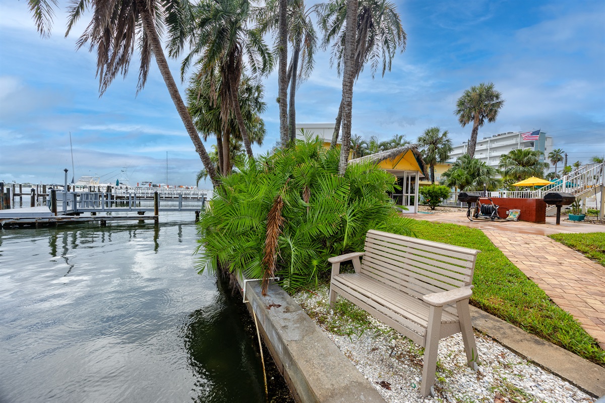 Waterfront seating