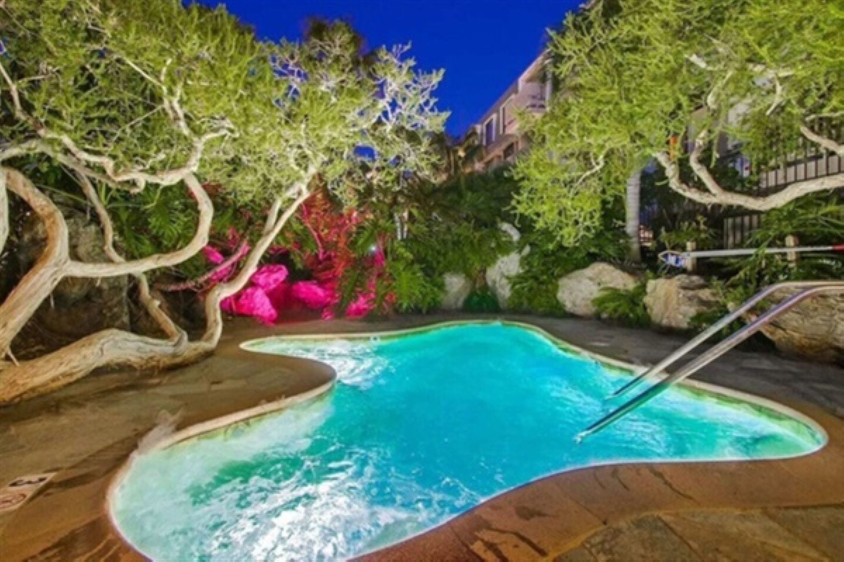 Relax in the hot tub after a day at the beach