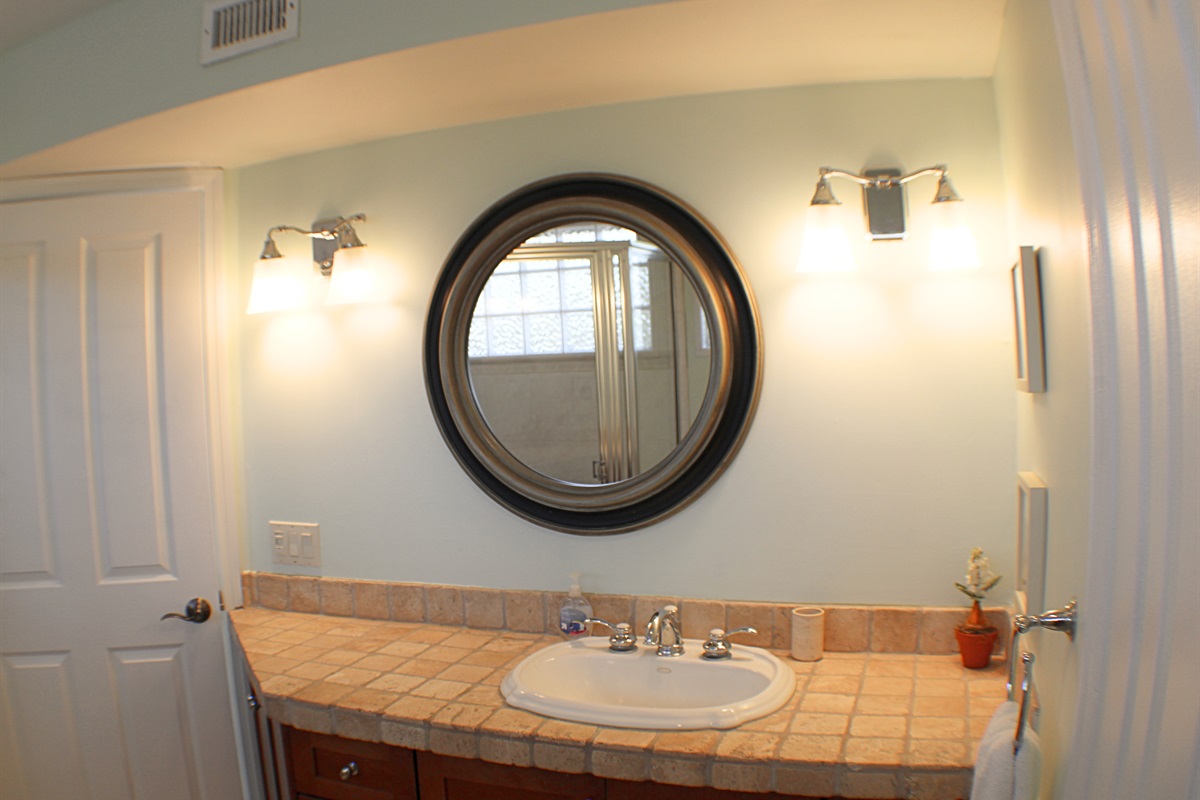 Master bathroom vanity
