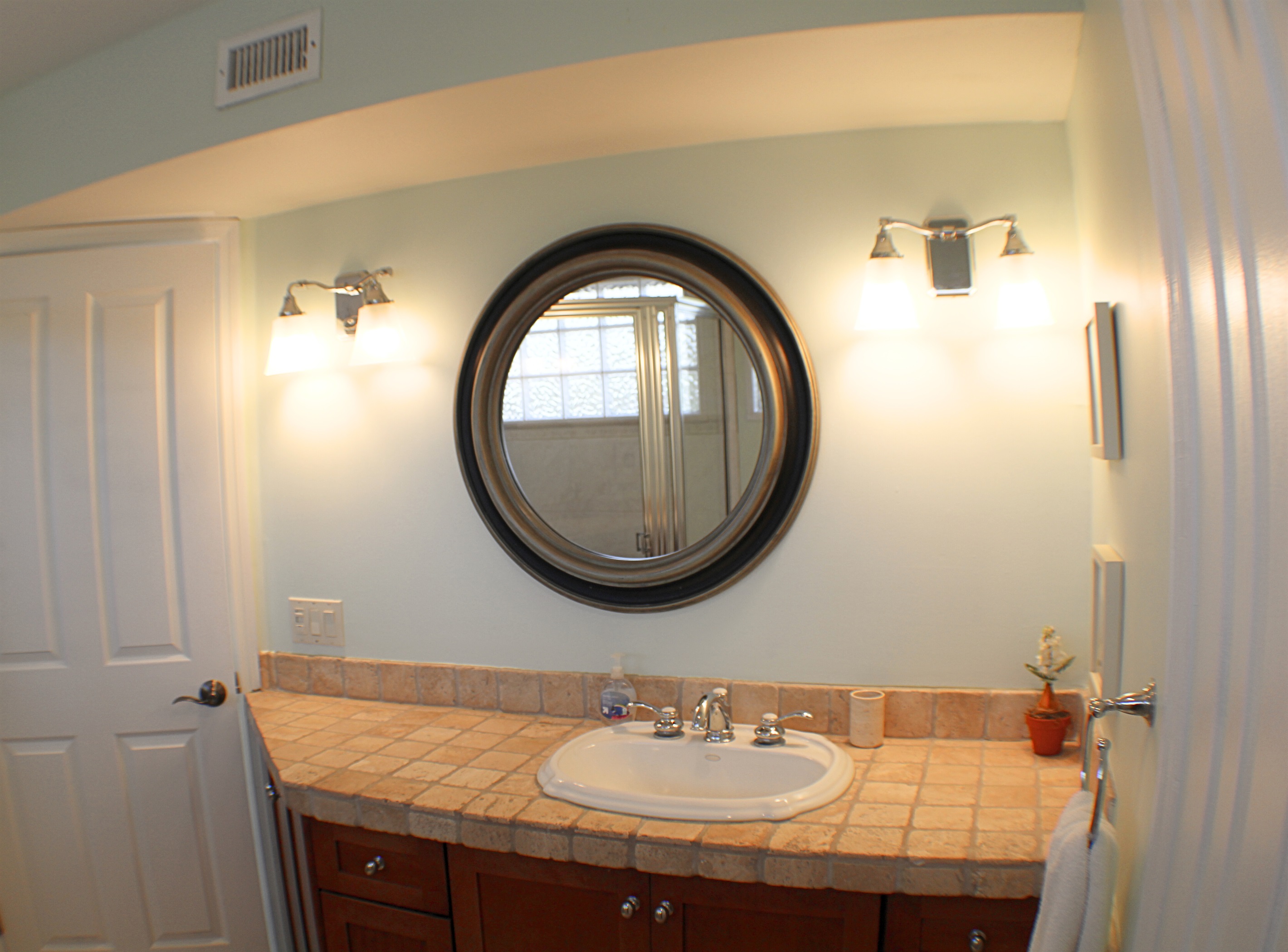 Master bathroom vanity