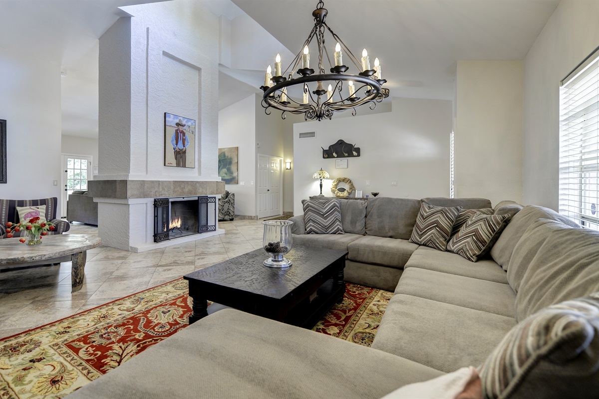 Center Two-way Fireplace