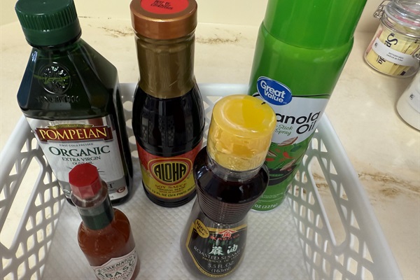 Also stocked in the kitchen 