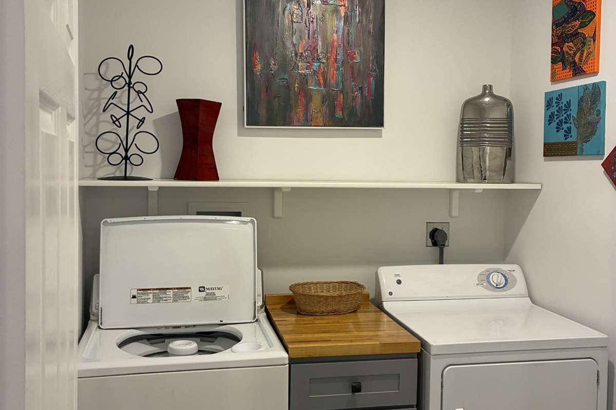 Laundry room.
