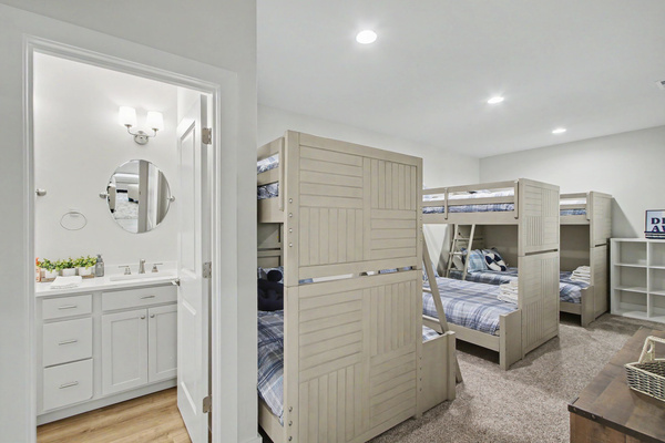 Lower level bunk room
