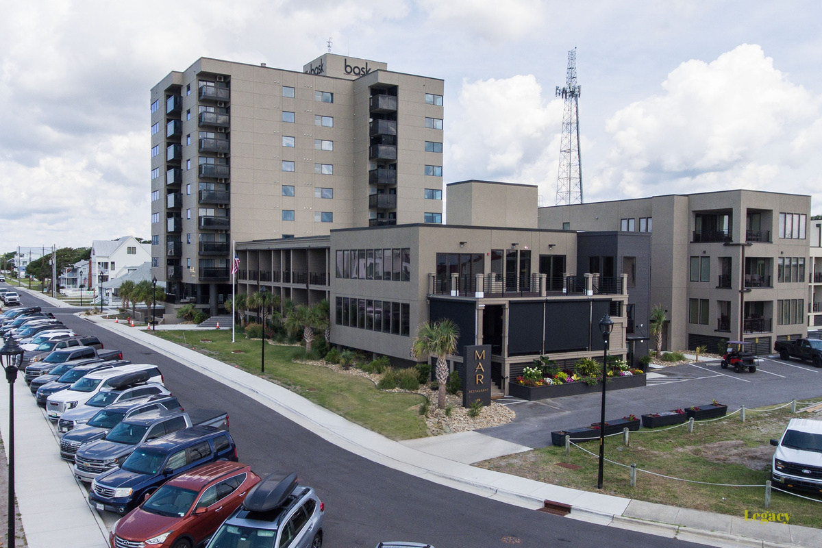 View of Mar restaurant, and Condos 