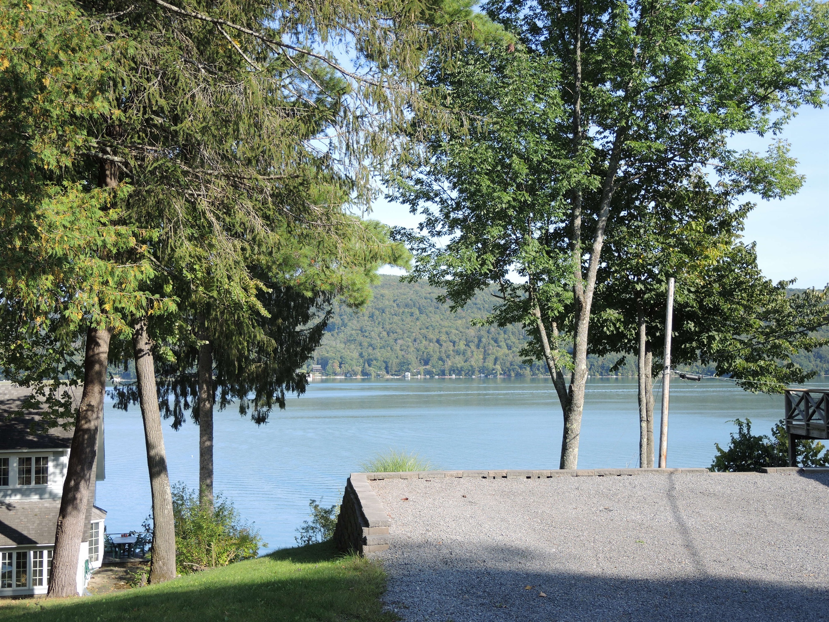 Lake view from front lawn.