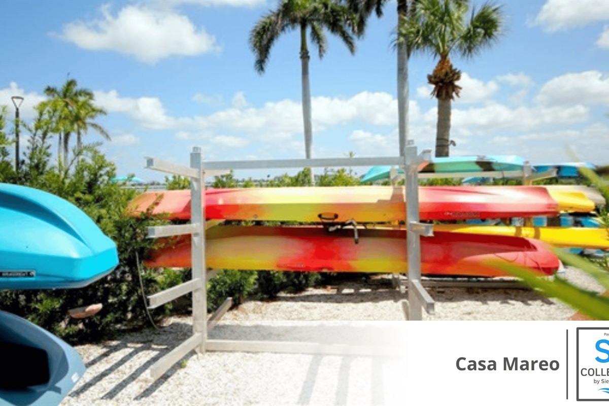 Kayak Storage (kayaks not provided)