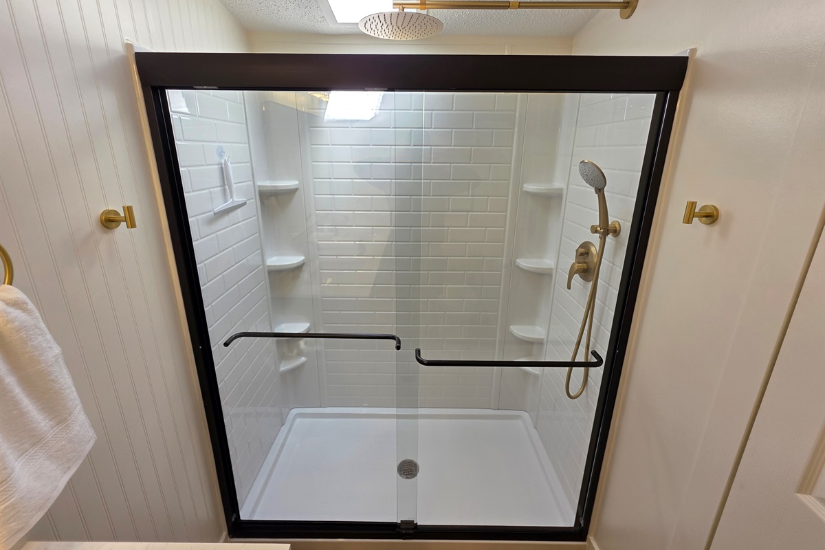 Shower in Bathroom off the master bedroom