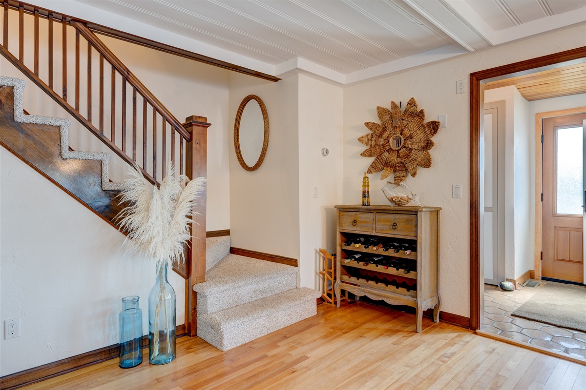 Stairs leading to the 2nd floor from the dining room