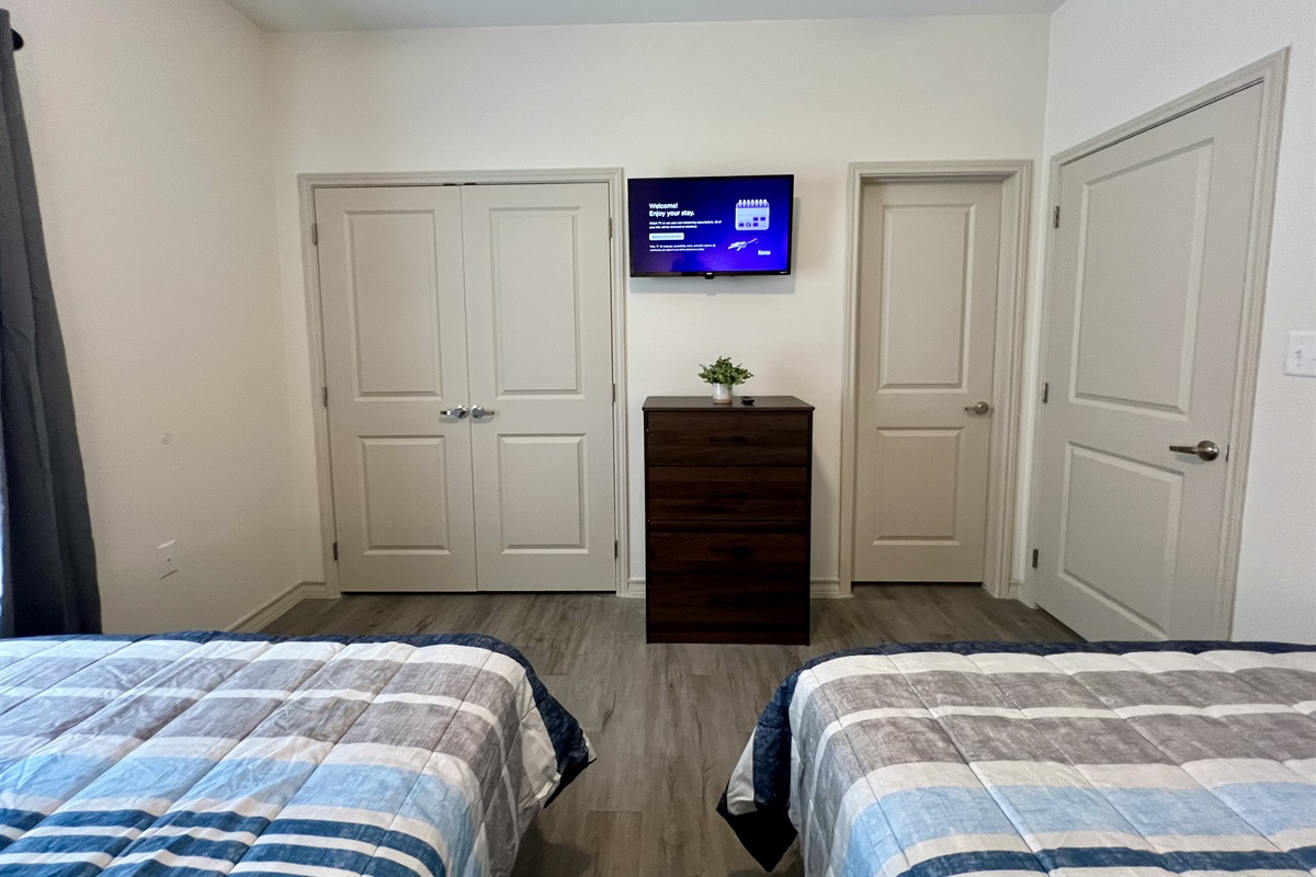 Smart Roku TV in Secondary Bedroom
