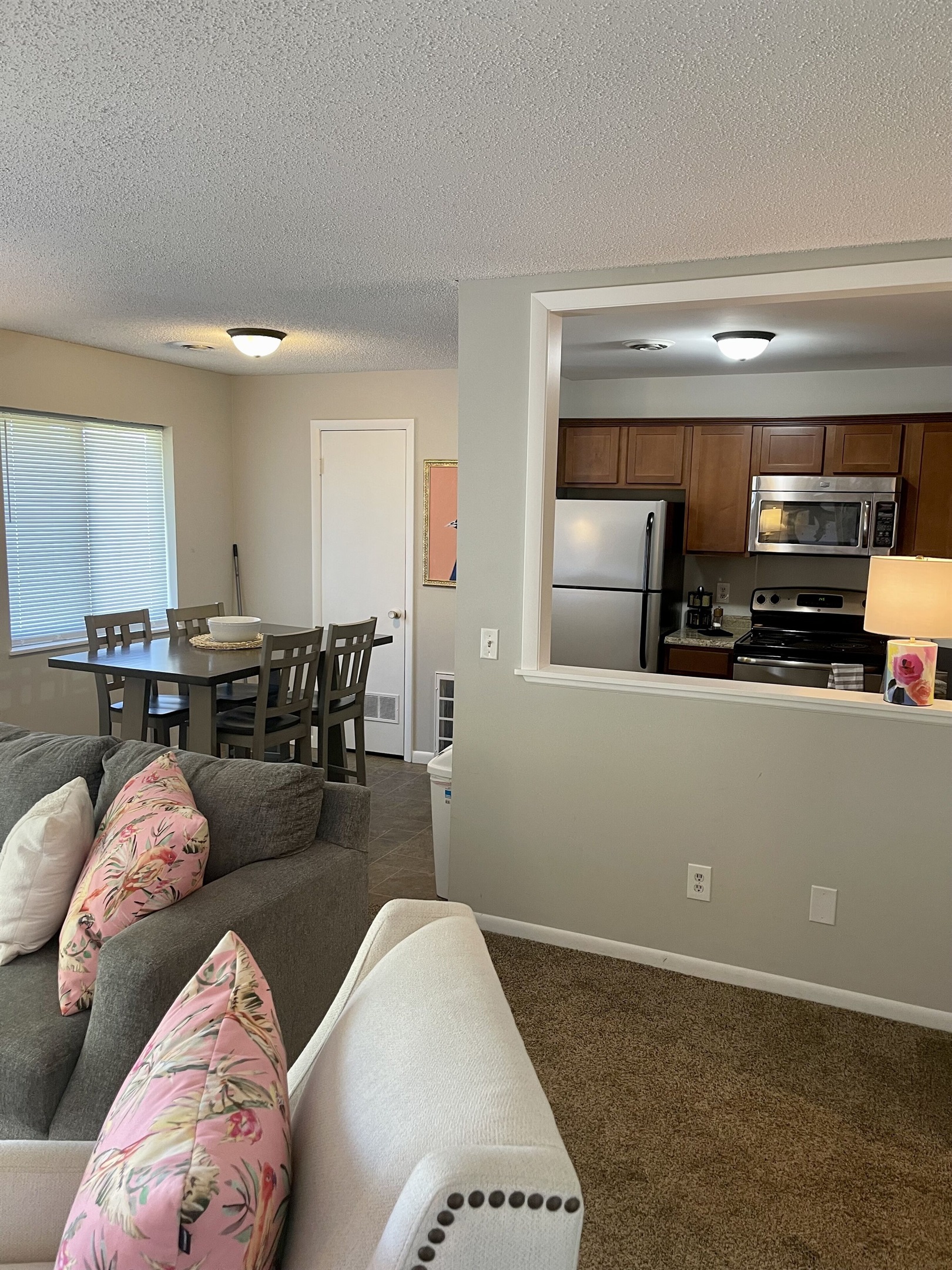 Living and dining area