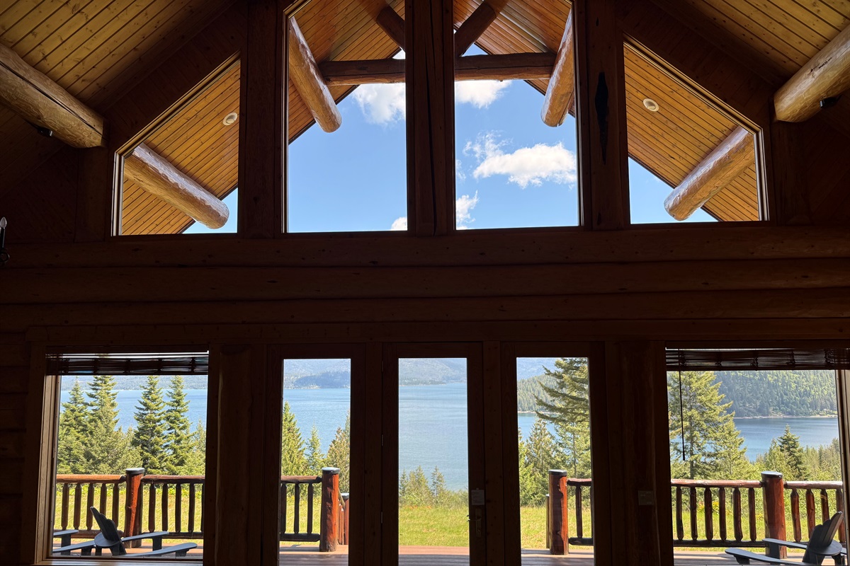 View from sitting area