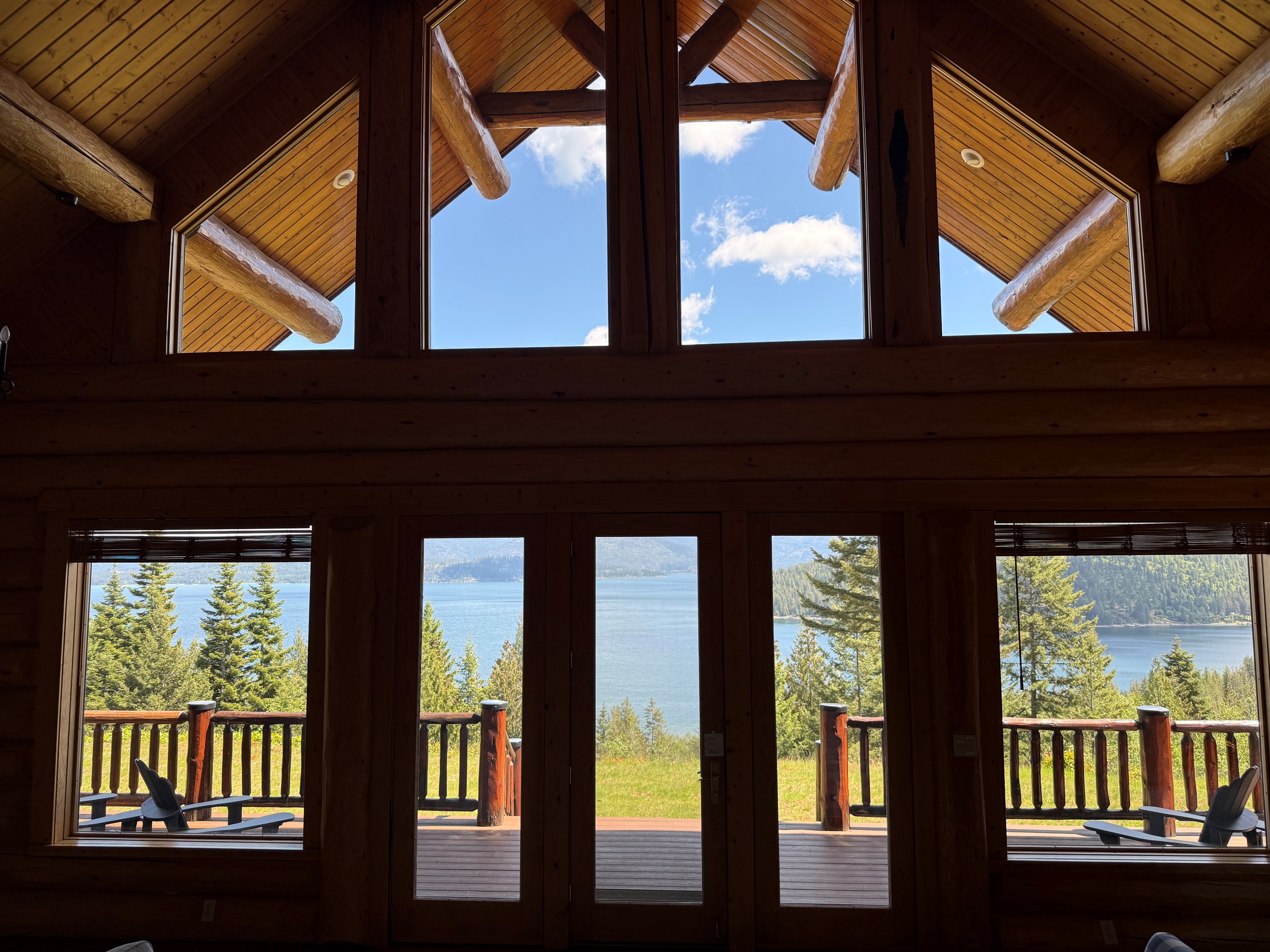 View from sitting area