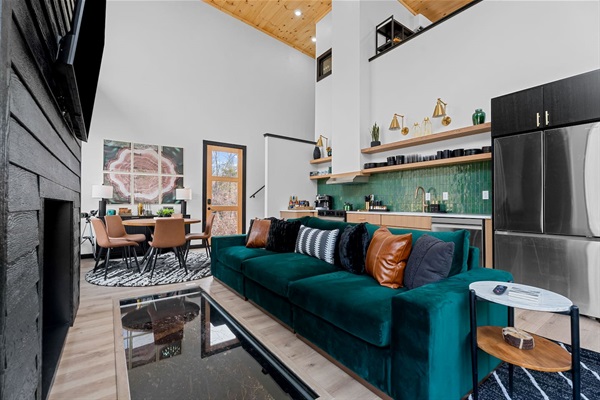 Living Room: Spend quality time in this chic space with vibrant decor and serene views!