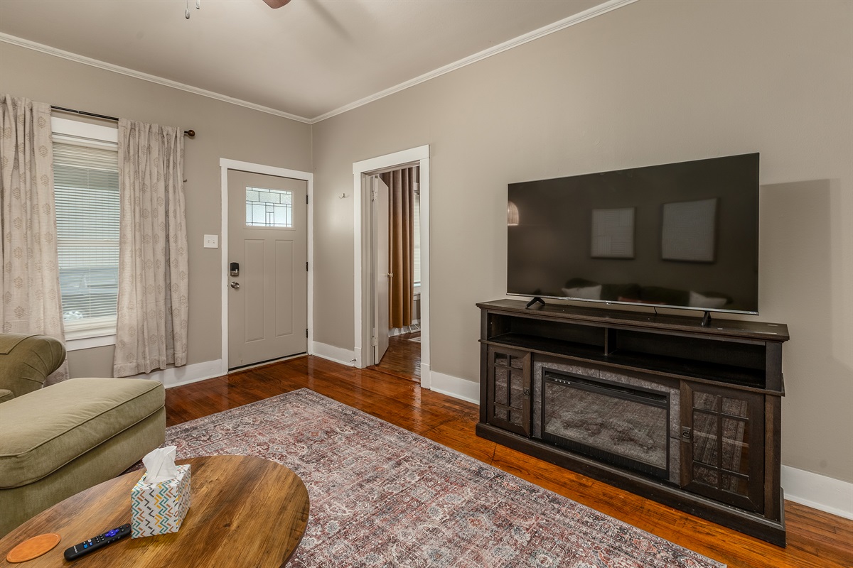 Electric Fireplace in Living Room