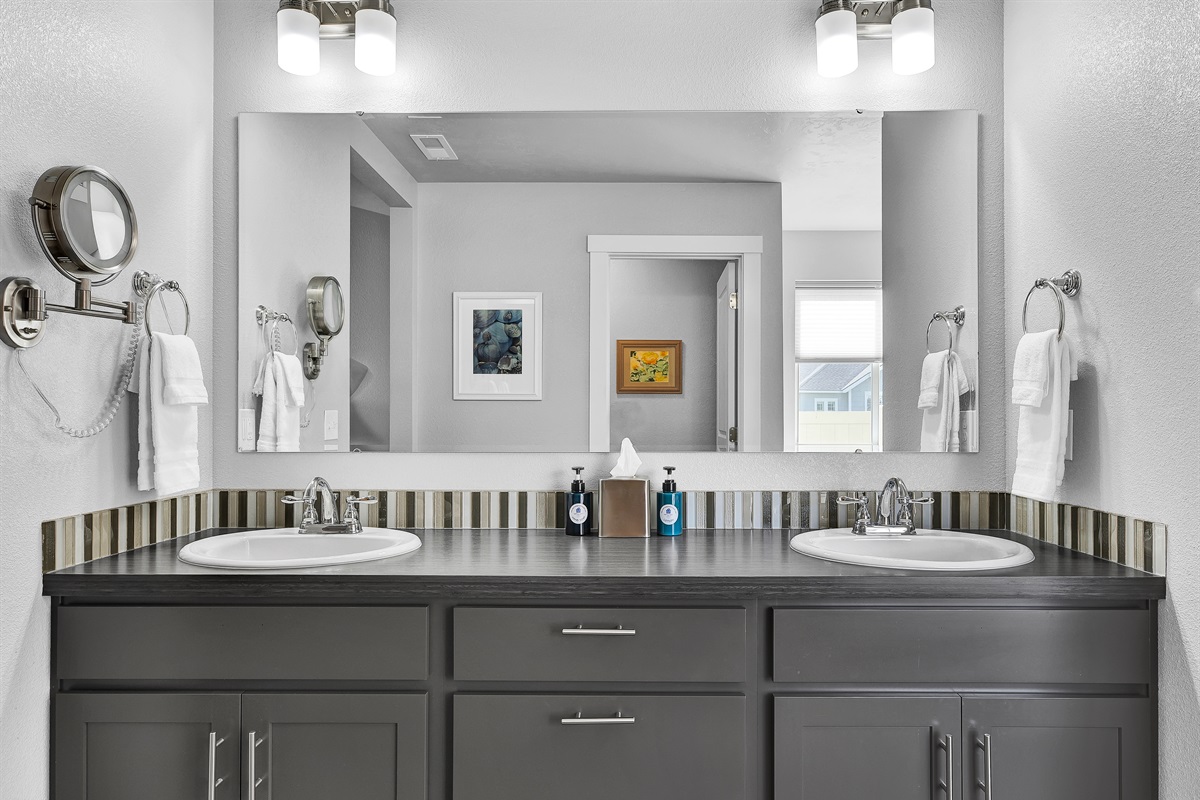 Primary bathroom vanity
