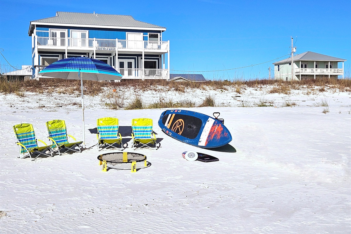 It's all included...everything you need to enjoy a day on the sand