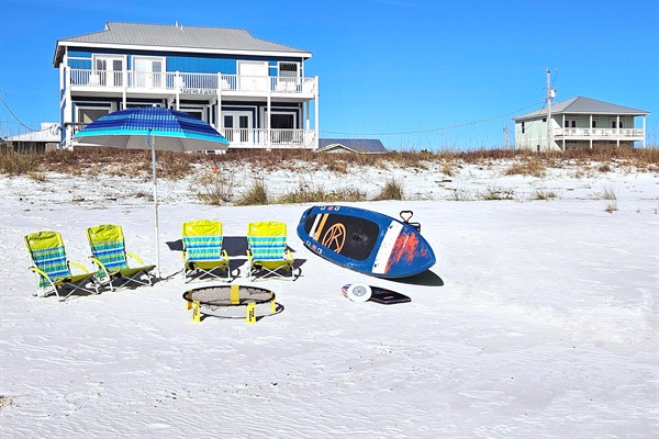 It's all included...everything you need to enjoy a day on the sand