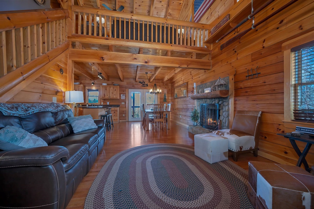 Spacious living room