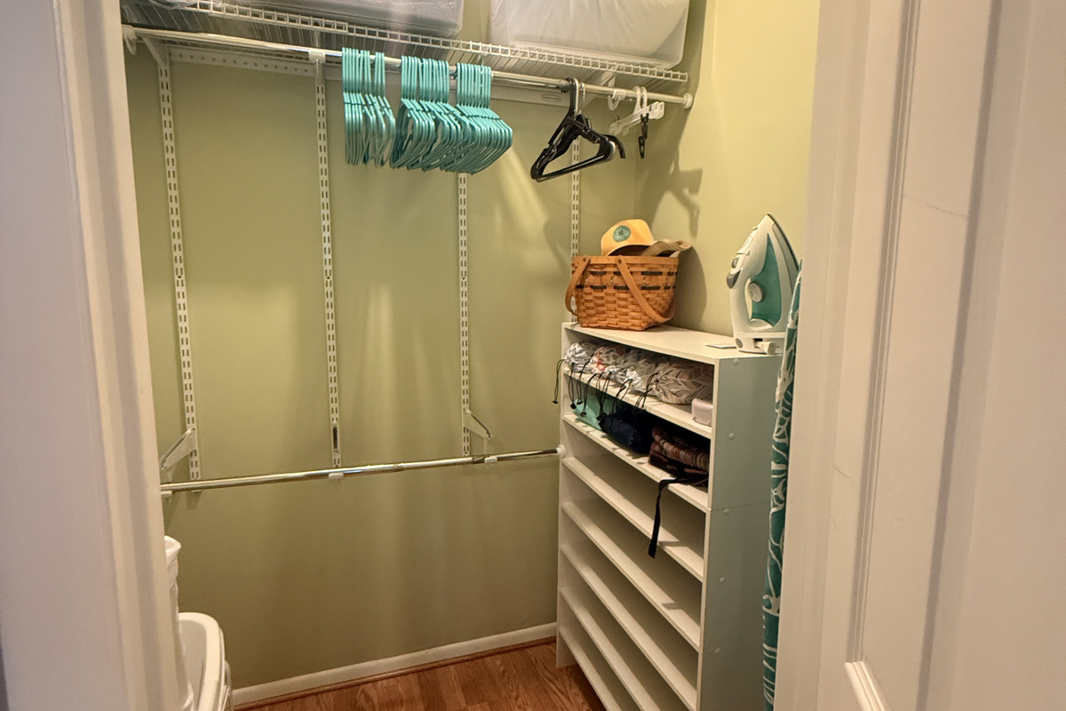 Primary bedroom closet