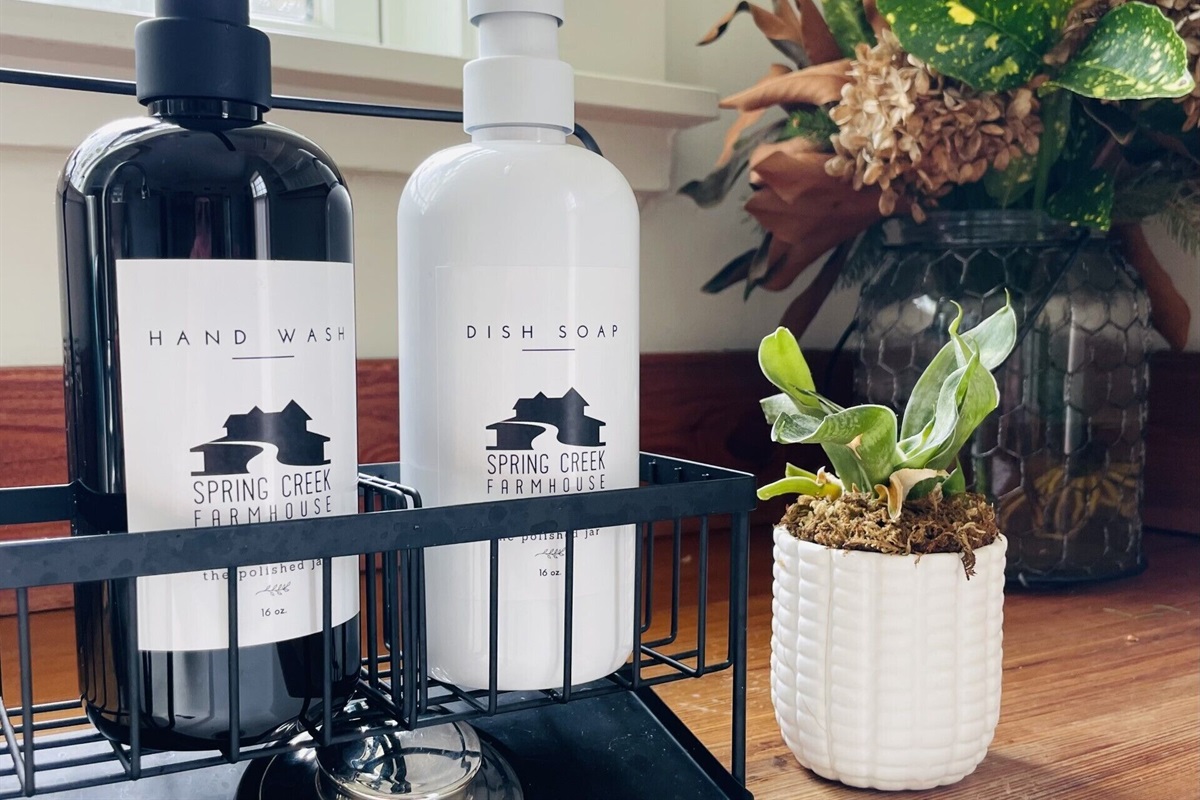 Soaps are one of the many thoughtful amenities 