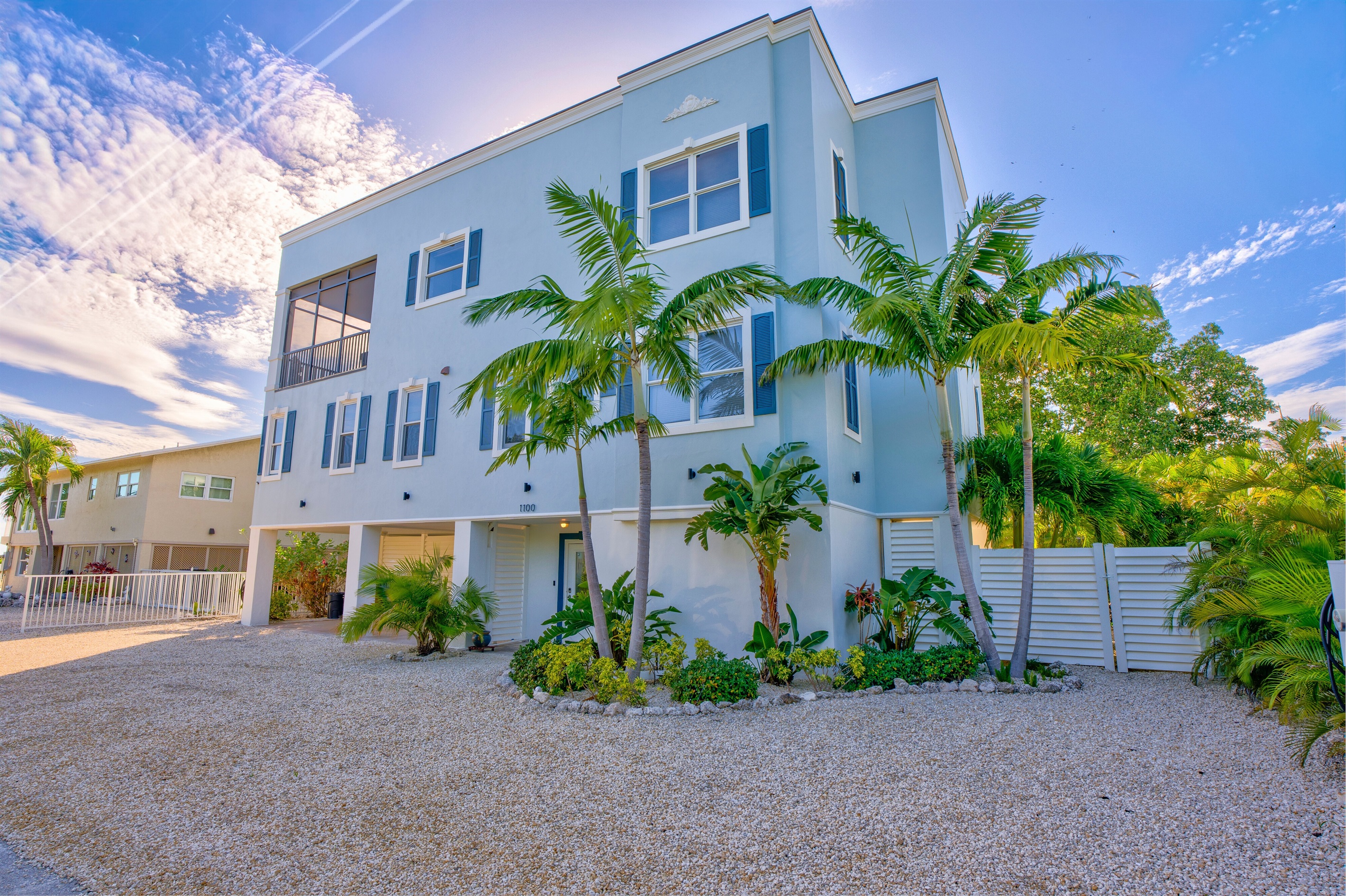 A beautiful modern tropical home.