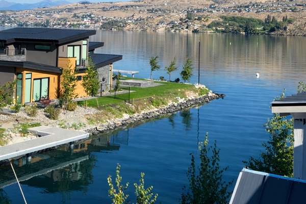 Summertime vibes - views from the roof top deck when the lake level is at its highest, typically end of June.