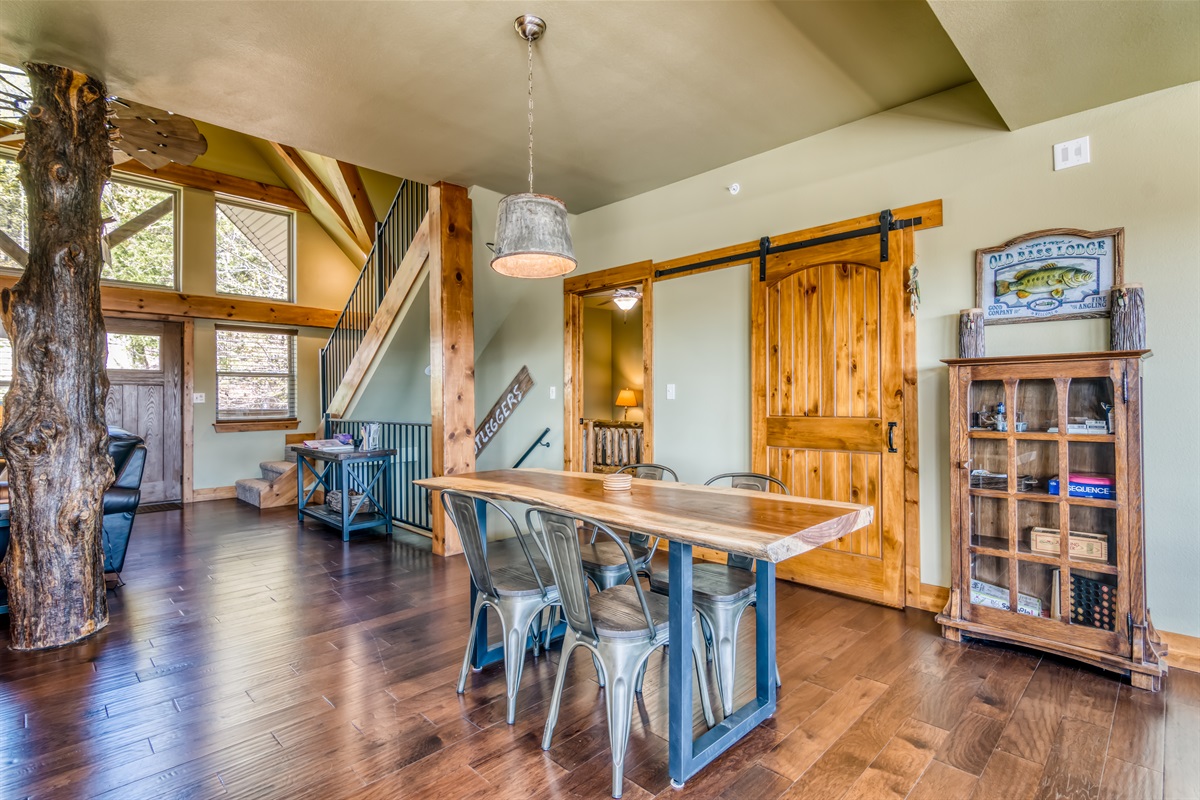 You will love the gathering spaces in this home