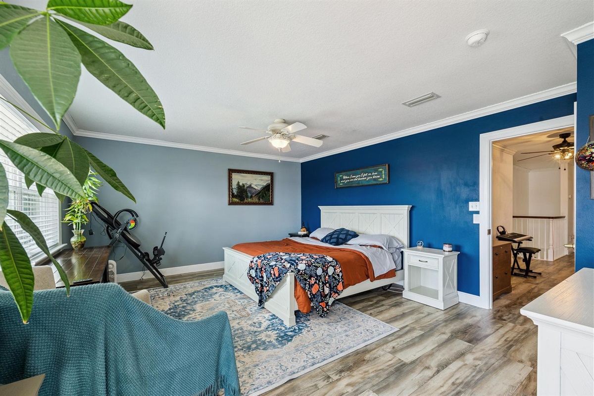 Main primary bedroom. King