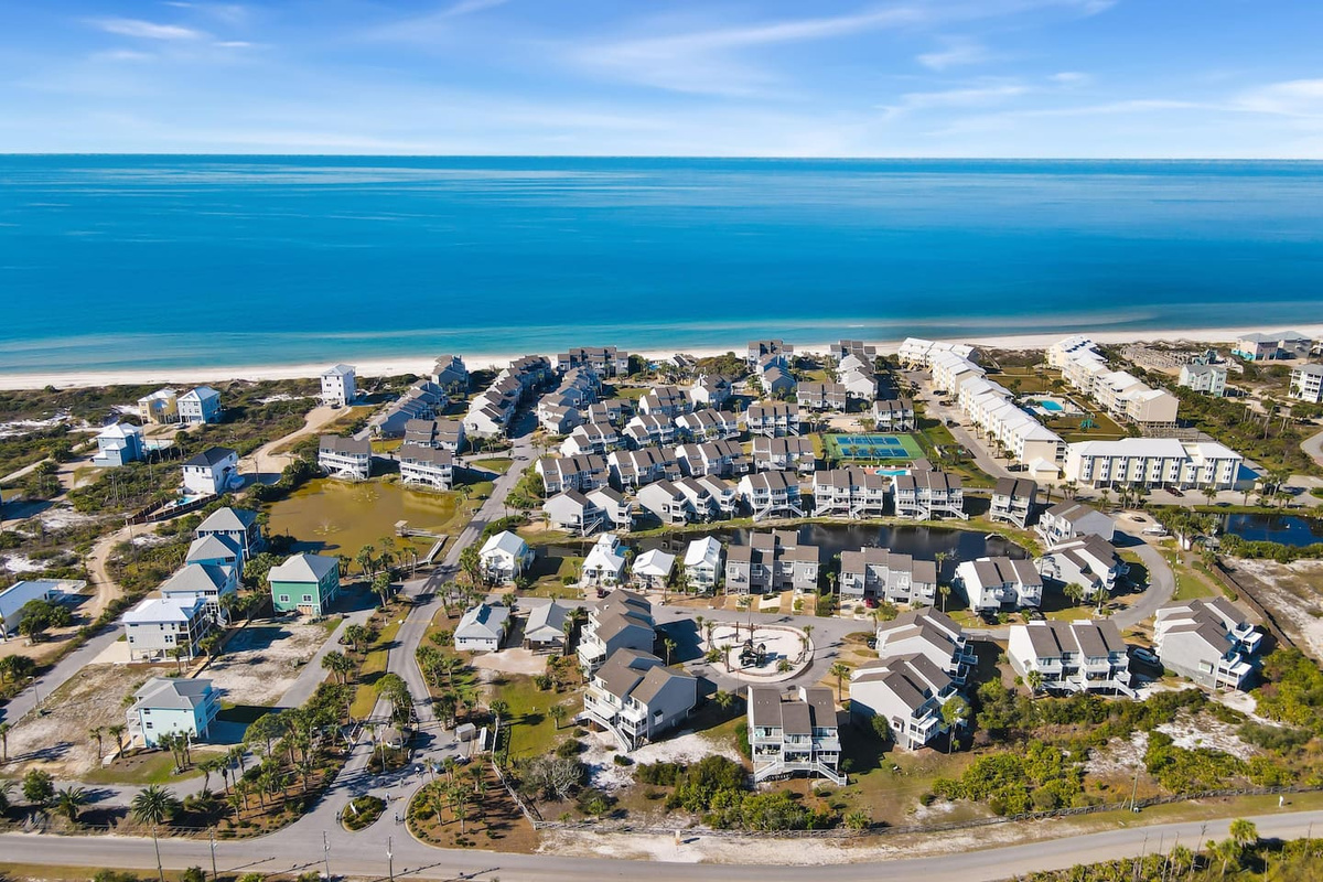 Get your bearings with the Barrier Dunes community layout &mdash; pool, courts, beach access, and your unit all mapped out.