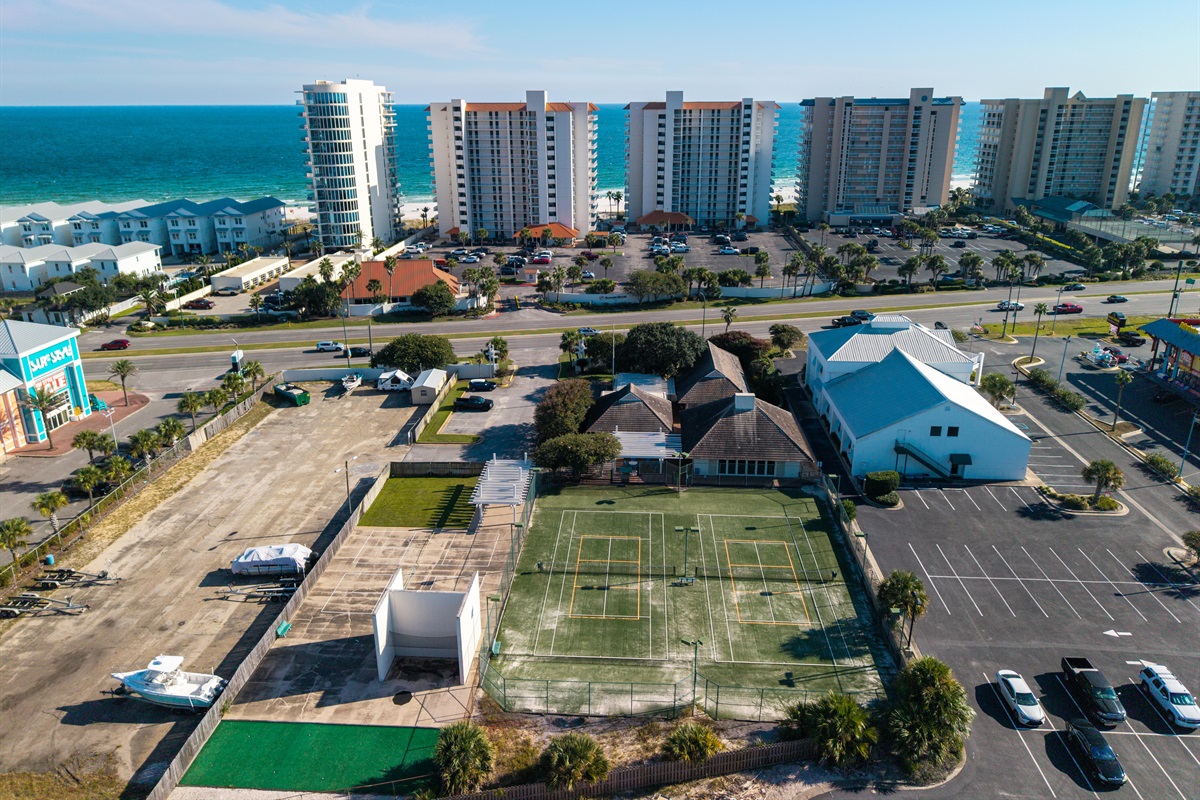 Aerial of Tennis/Pickleball