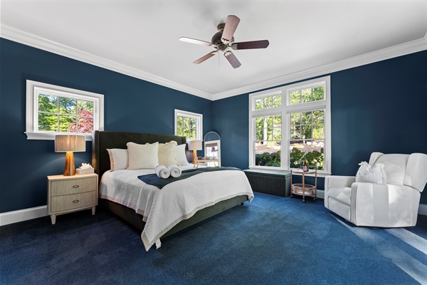 Bright mornings, soft sheets, and space to stretch out