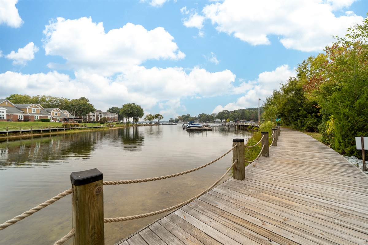 Take a stroll down the boardwalk