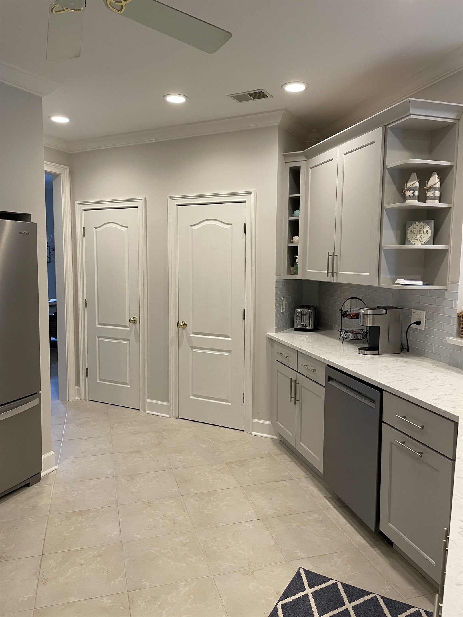 Kitchen pantry and utility closet