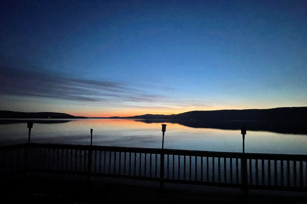 Sunrise on Canadarago Lake