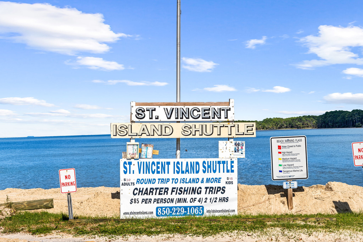 Take the short shuttle ride to St. Vincent Island National Wildlife Refuge - an untouched barrier island accessible only by boat. Spend the day hiking, shelling, birdwatching, or exploring miles of pristine beaches where nature takes center stage.