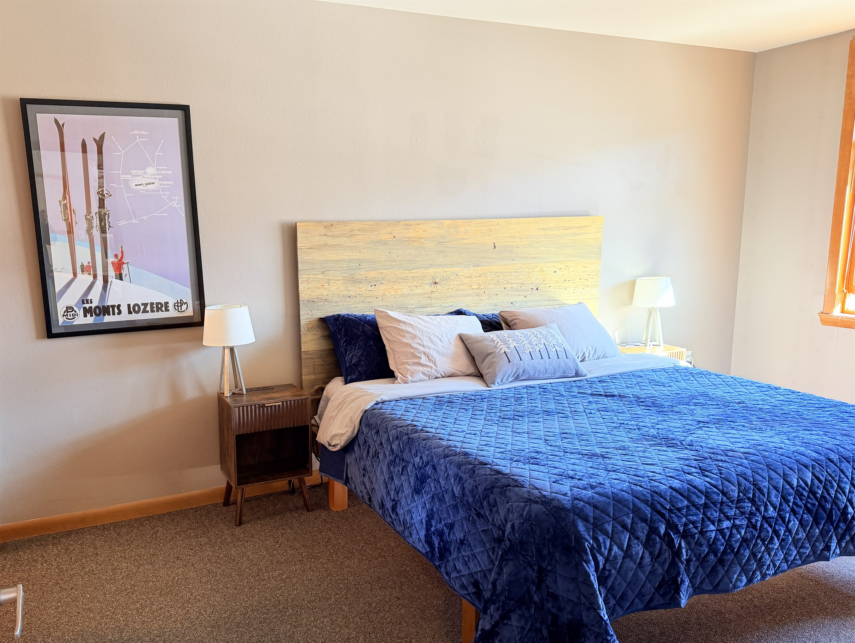 King Size Bed in Master