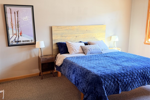 King Size Bed in Master