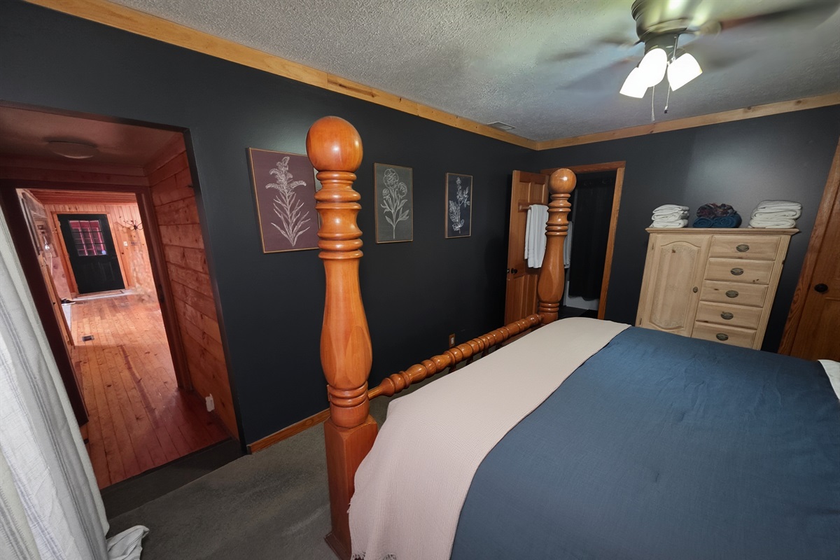 Freshly Painted, Master King Bedroom with ensuite bathroom