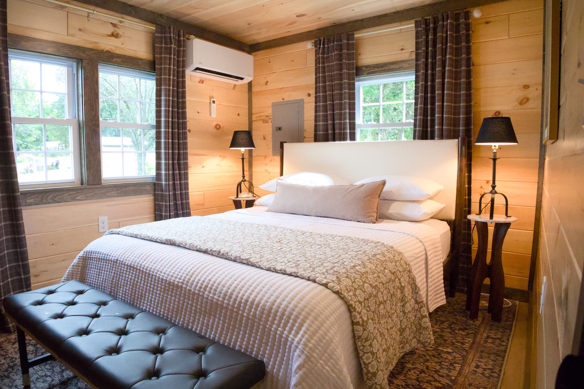 Queen Bed. Cozy Decor. Comfy Bed. Layered Quilts.