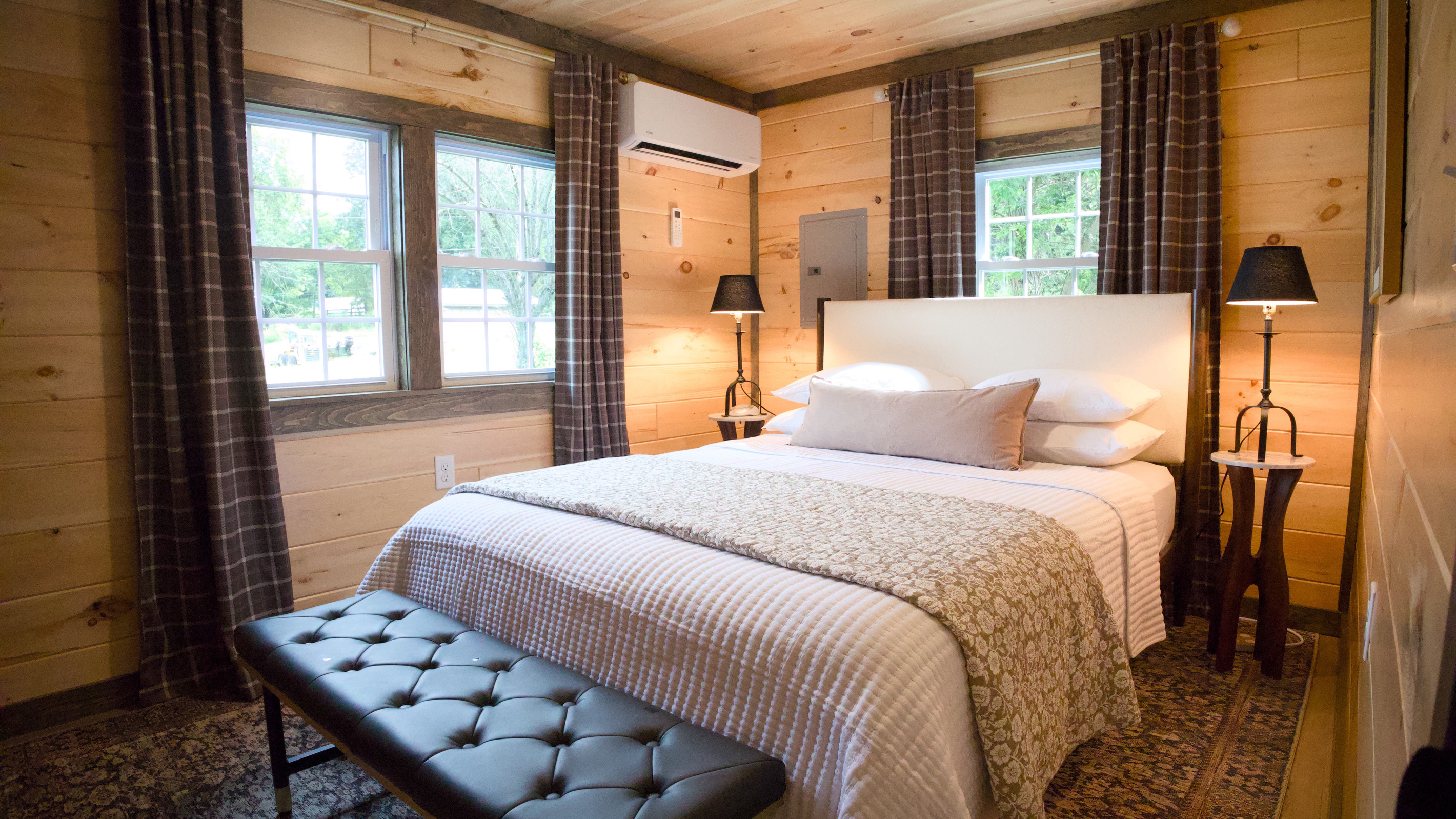 Queen Bed. Cozy Decor. Comfy Bed. Layered Quilts.