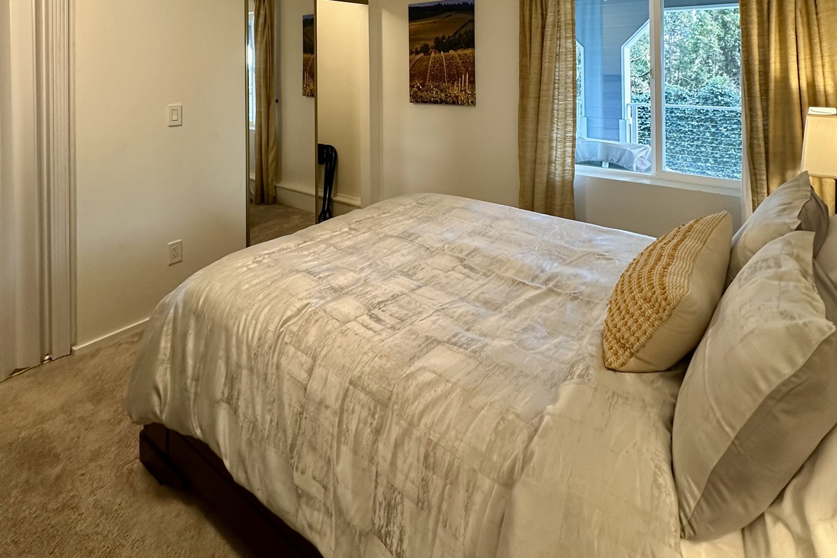 Large closet in bedroom