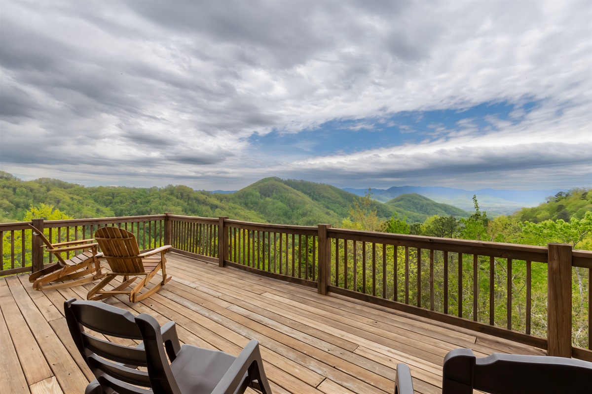 Our home is perfectly positioned to take in tremendous views of the area.