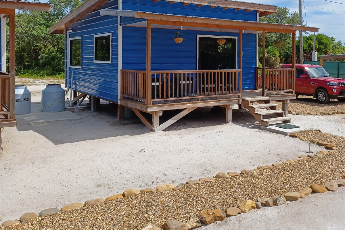 Starfish casita and parking area