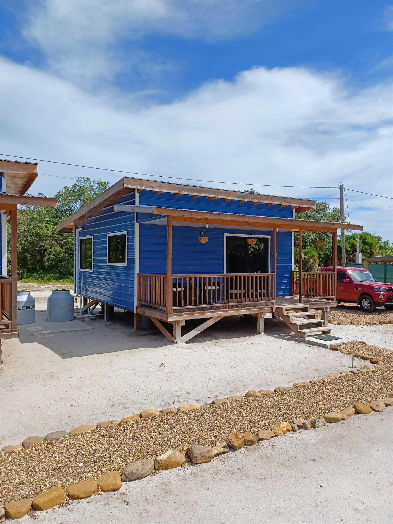 Starfish casita and parking area