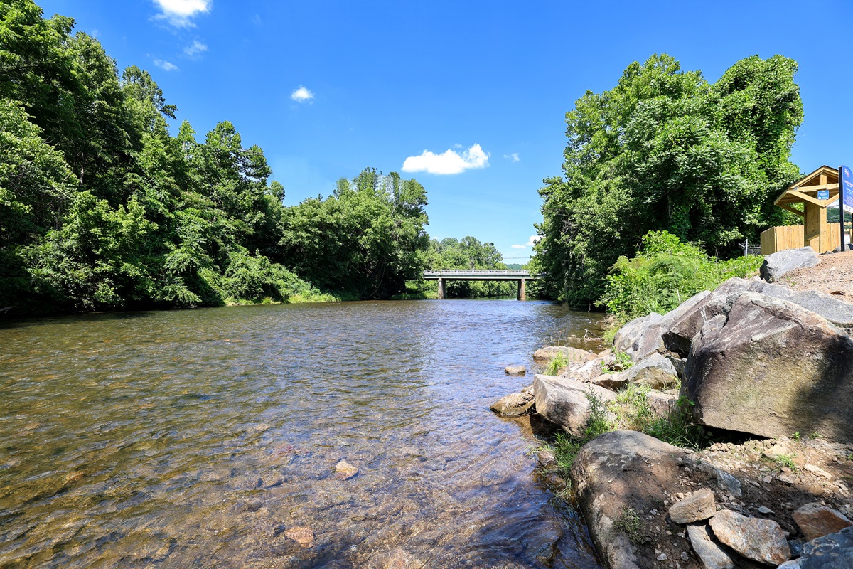 Smith River access just up the road