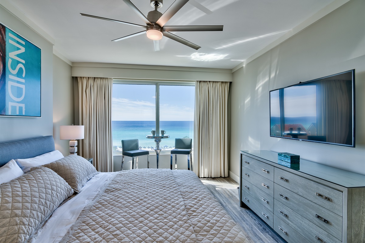 Master Bedroom with Smart TV