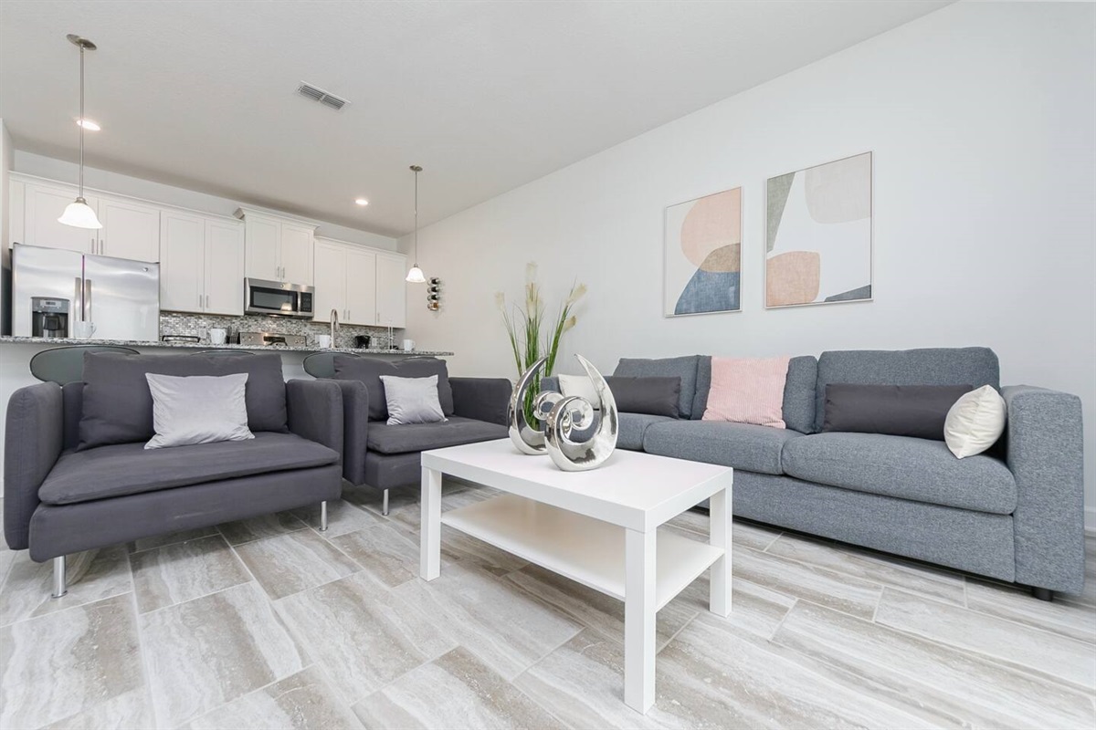 Our calm living room to relax at home